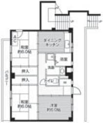 ビレッジハウス日立1号棟 (103号室)の物件間取画像